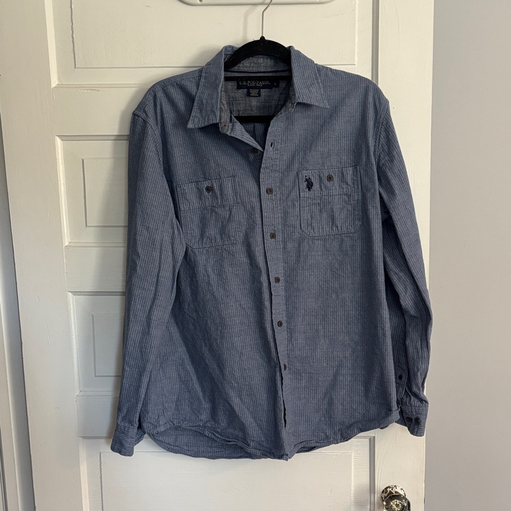 U.S. Polo Assn. Pinn Striped Denim Men's Shirt